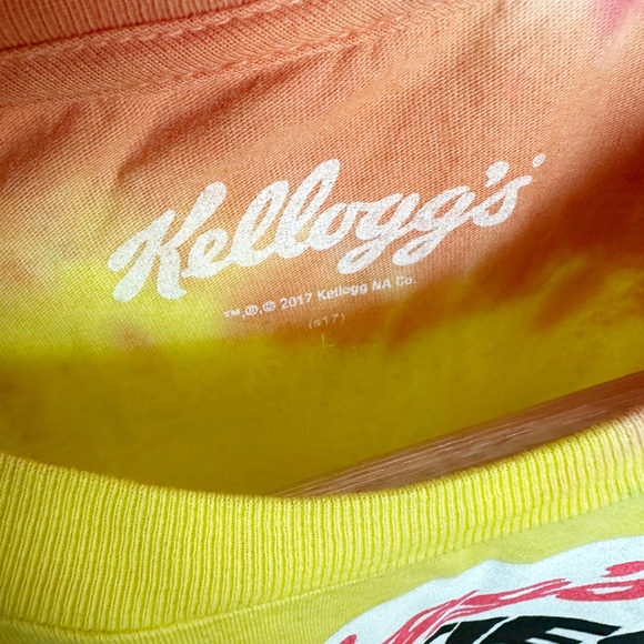 NEW Kellogg’s Frosted Flakes Tie Dye Graphic Tee - Picture 3 of 6